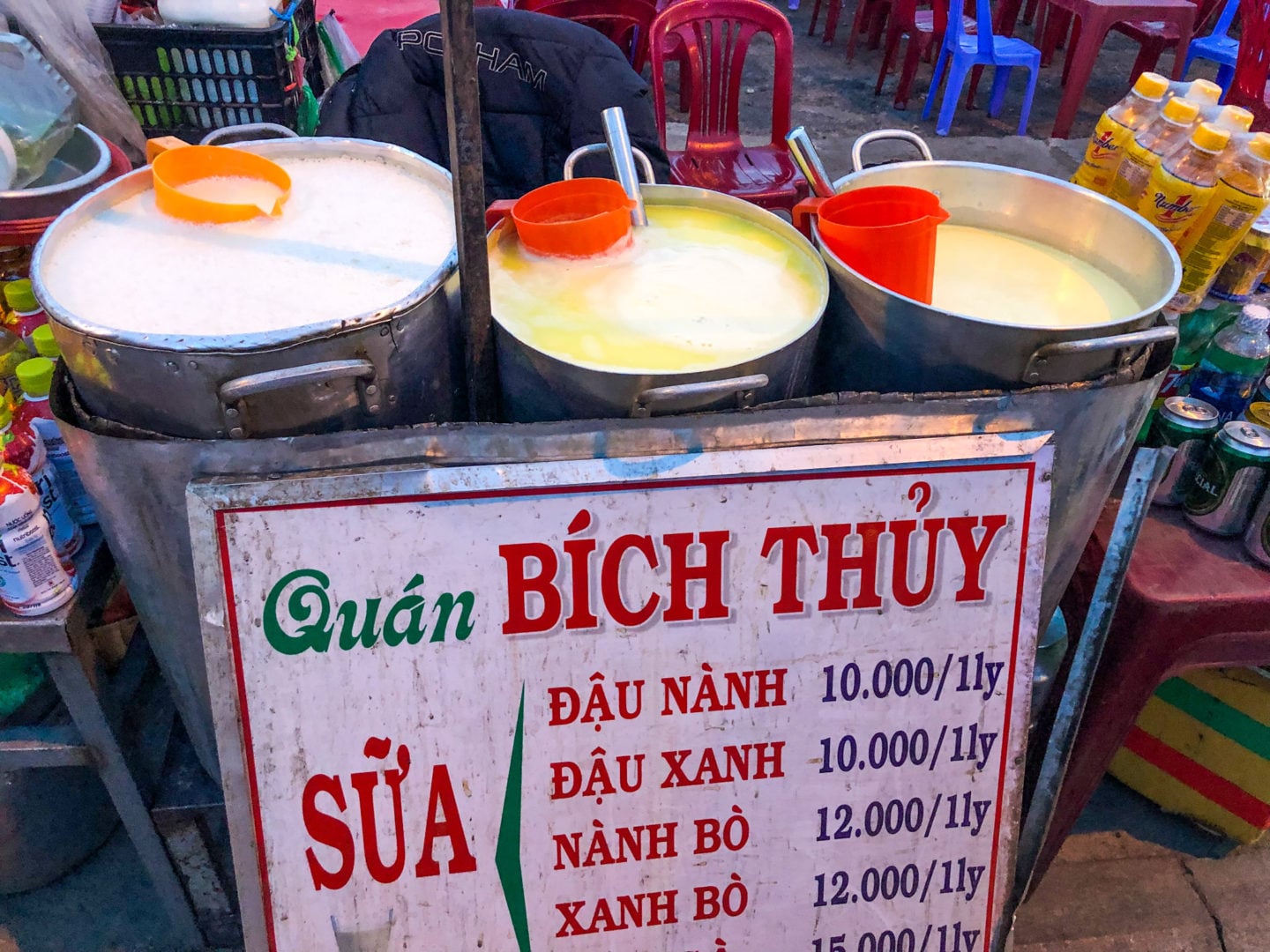 Hot Soy Milk Da Lat Vietnam