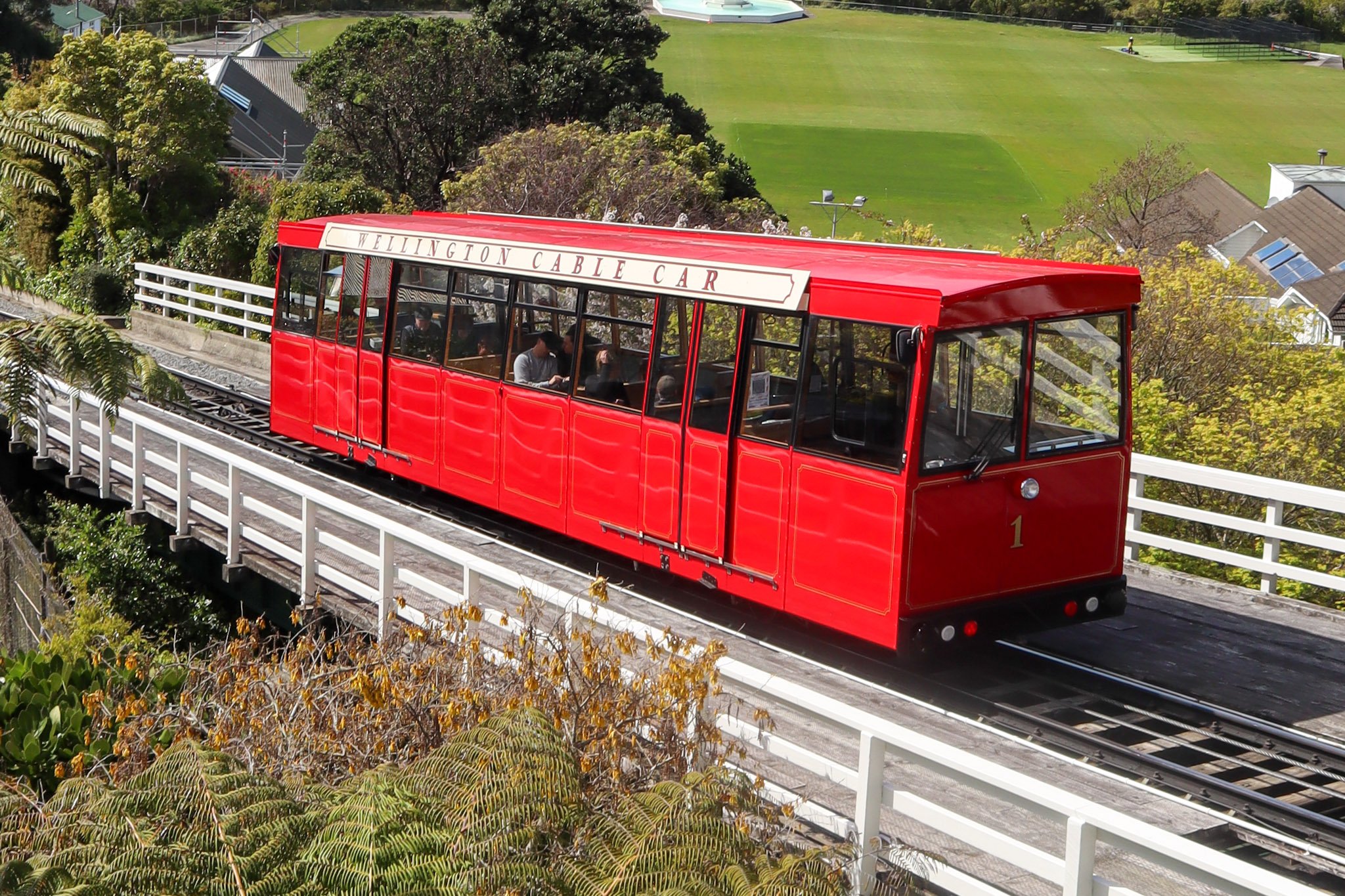 Wellington Cable Car Fun Ride to the Beautiful Botanical Gardens