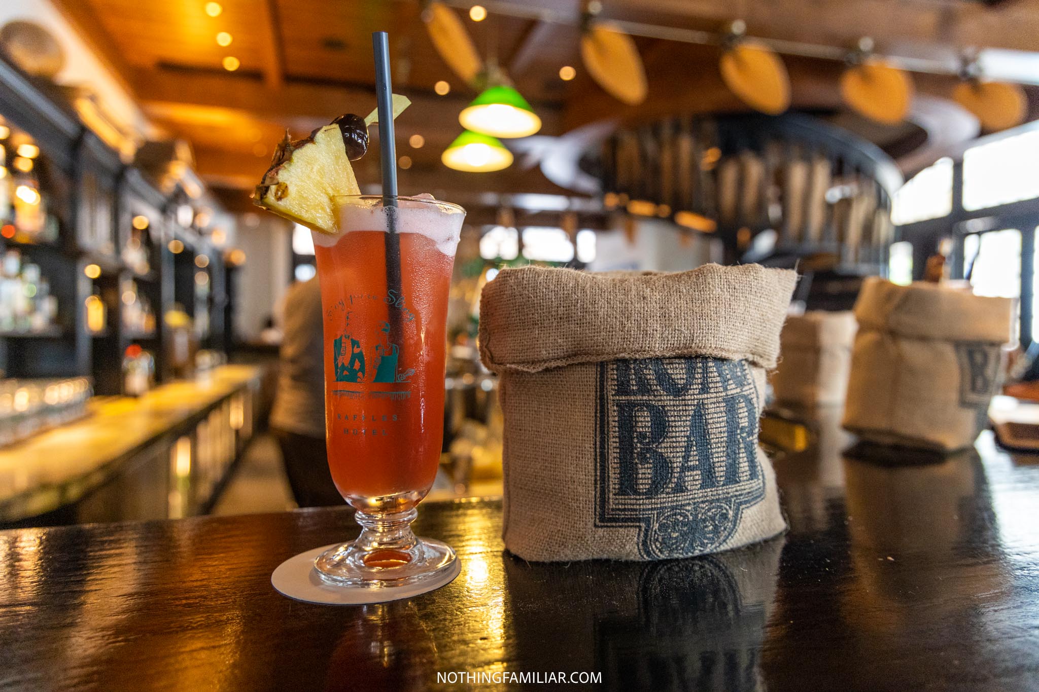 Is the Singapore Sling At Raffles Hotel Worth It? $38 Conundrum