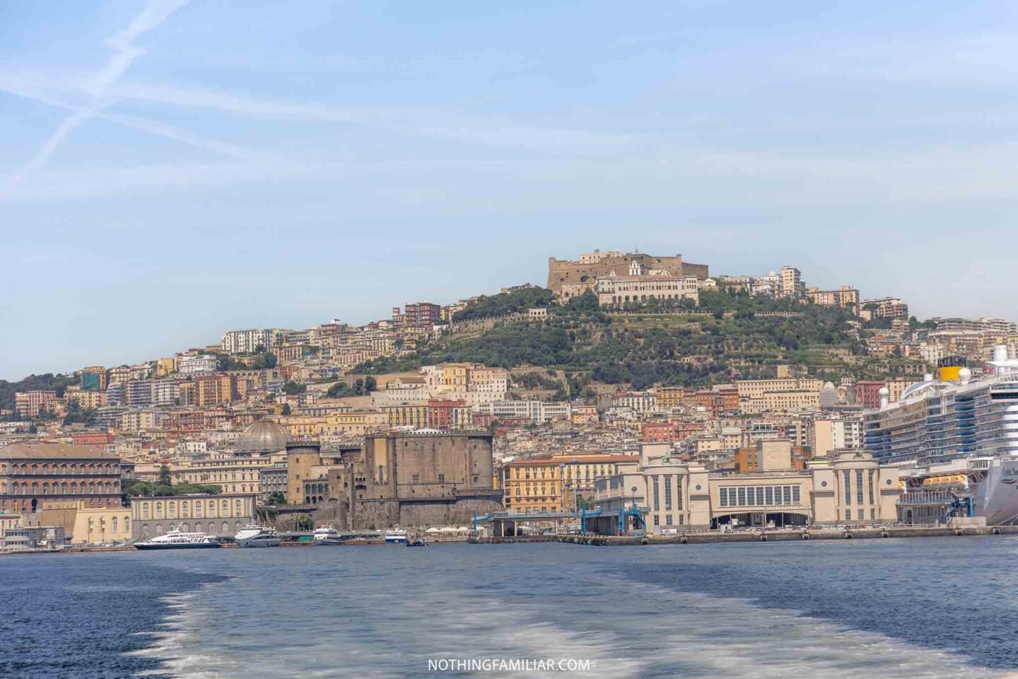 Naples Italy to Ischia Ferry 