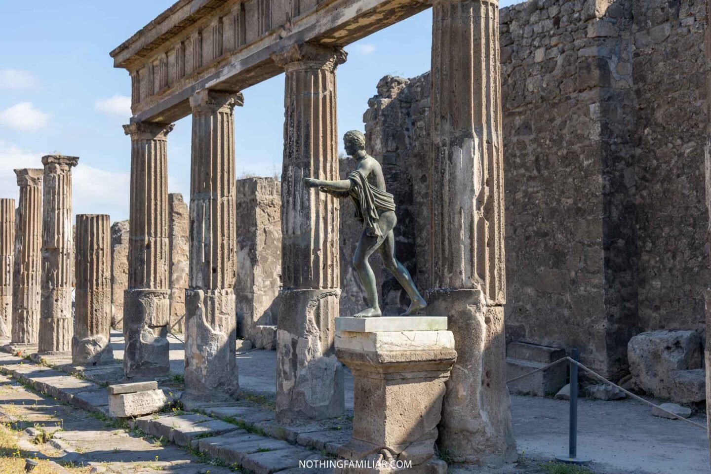 Naples to Pompeii by Train
