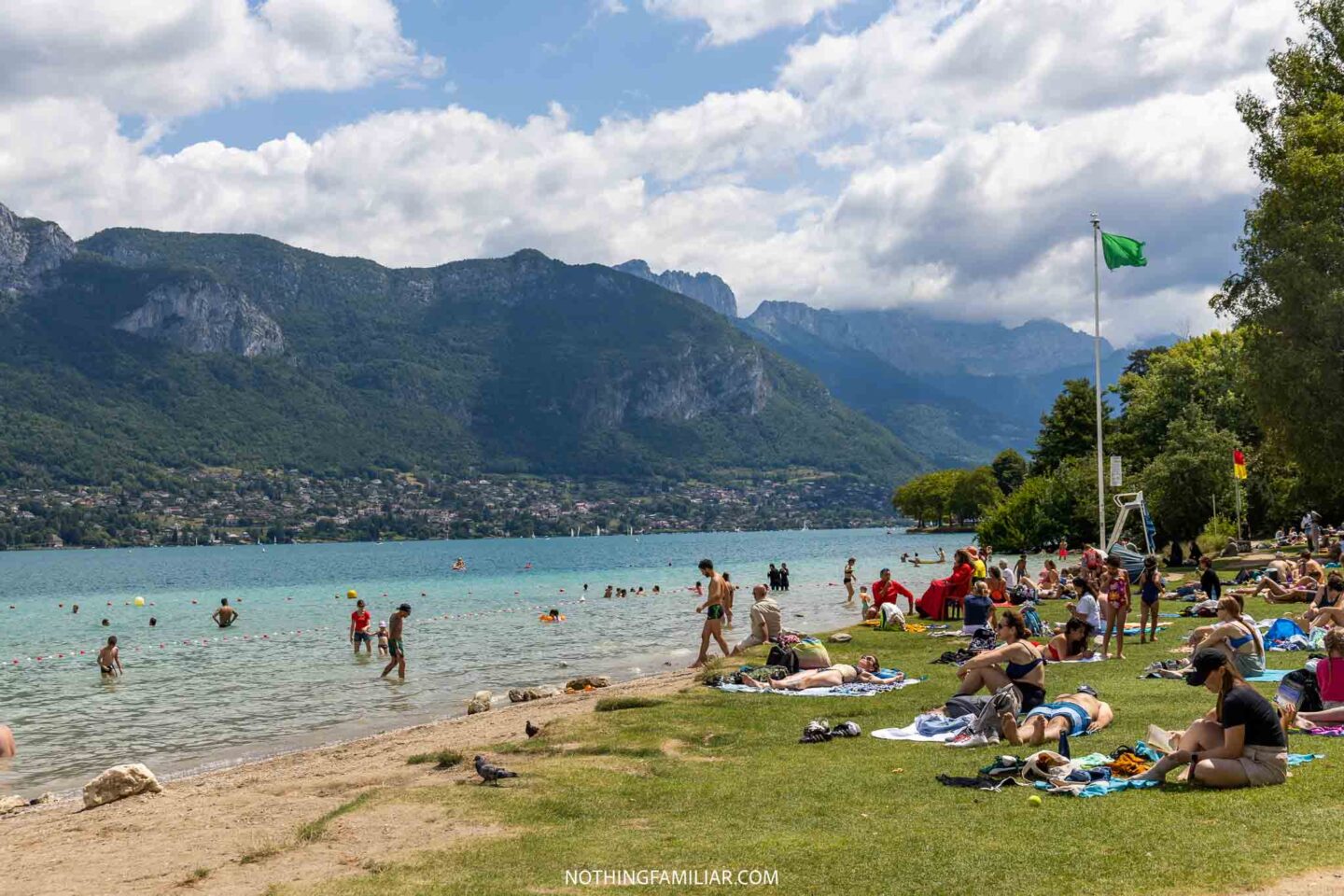 best beaches in Annecy