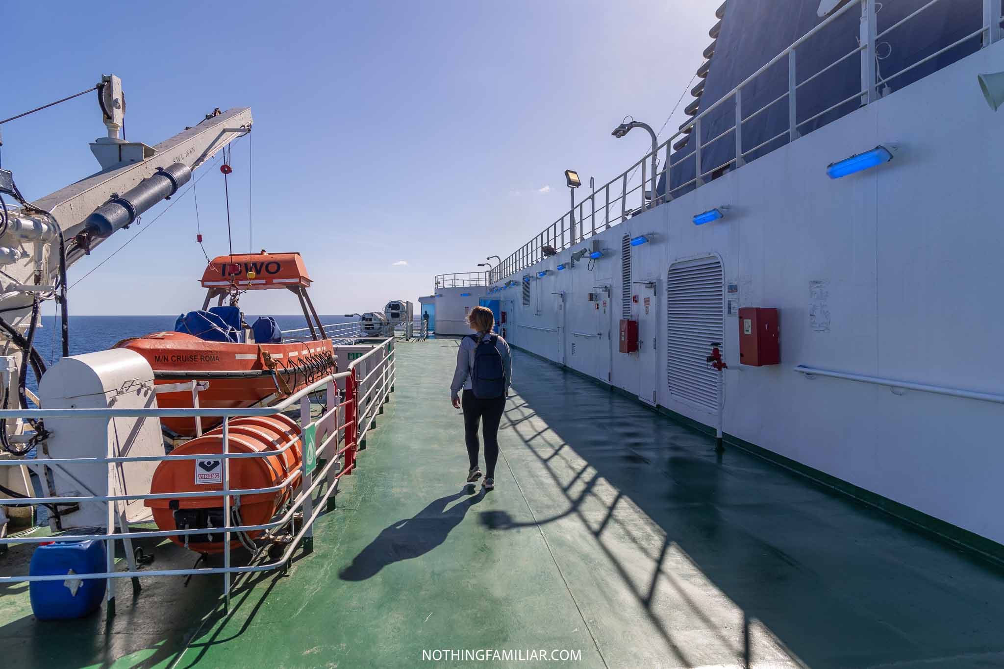 Rome to Barcelona Ferry With Room & Car: Grimaldi Lines Review