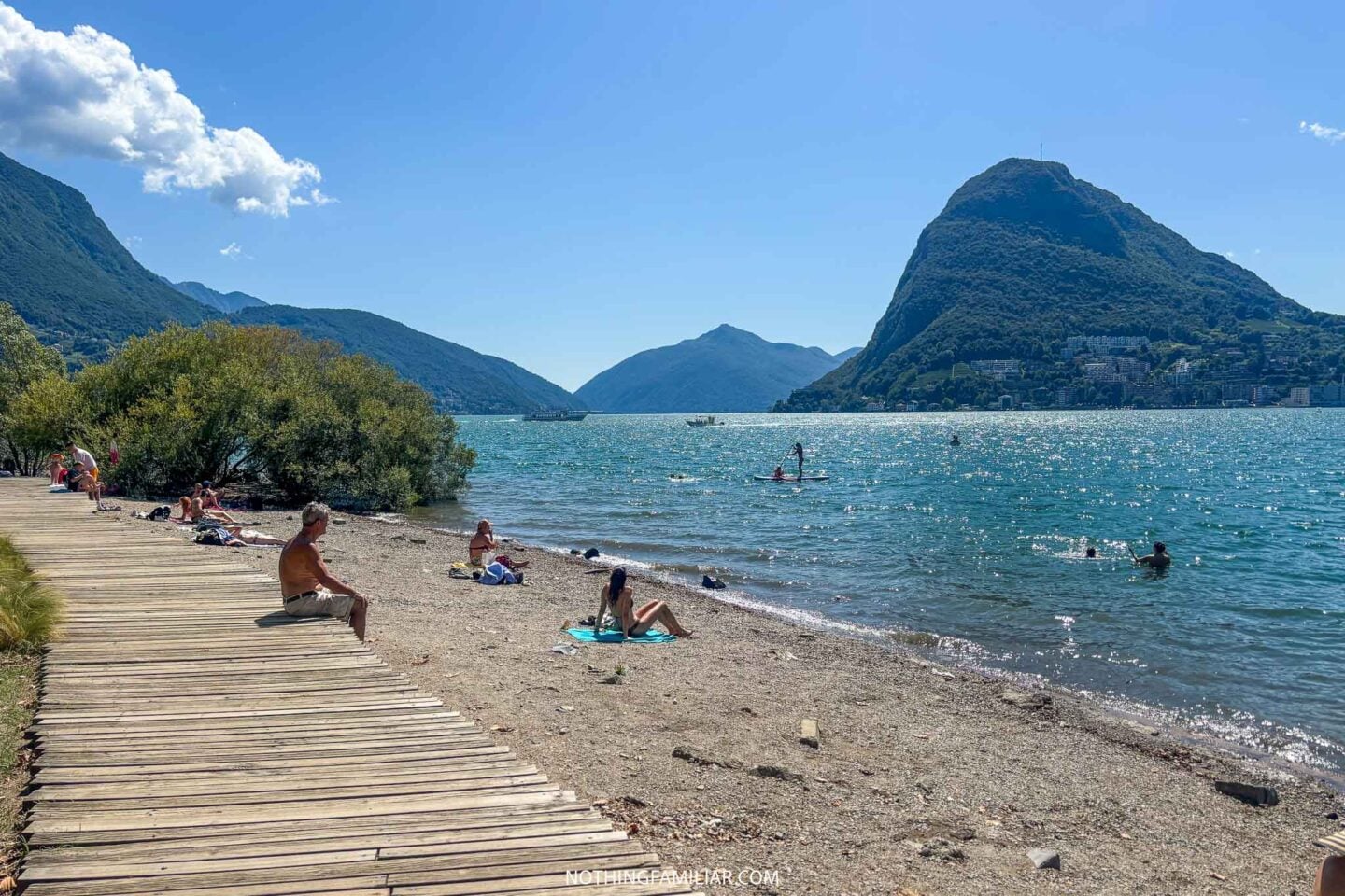 Lugano Switzerland Beach