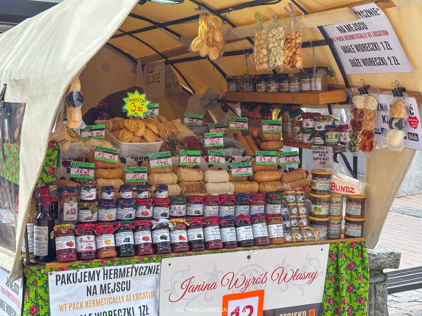 Zakopane Poland Cheese Stand