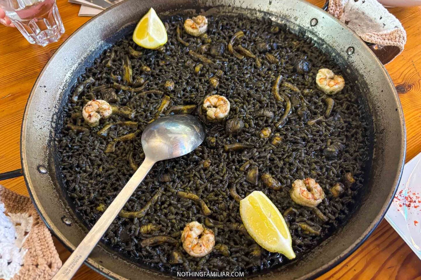 Black Rice Paella